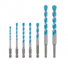 BOSCH Set 7 burghie EXPERT MultiConstruction, diametre 4/5/6/8/10/12 mm, prindere HEX-9